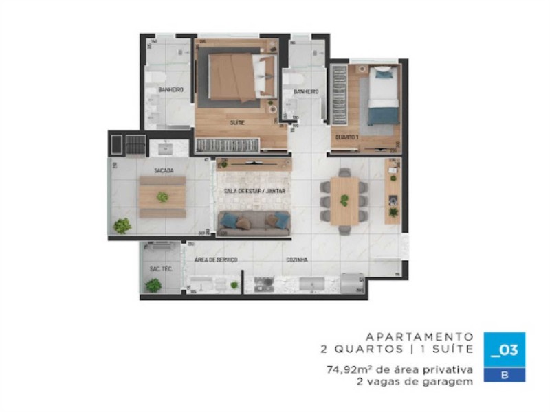 Apartamento à venda em Ecoville, Curitiba — Toyo Imóveis - Curitiba/PR